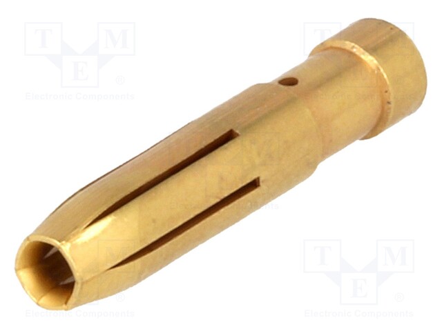 Contact; female; 4mm2; 12AWG; Han E HMC; gold-plated; crimped; 16A