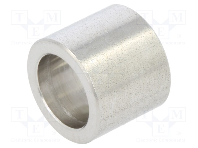 Spacer sleeve; 8.2mm; cylindrical; stainless steel; Øint: 12mm