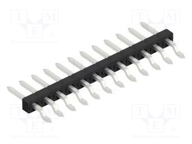 Connector: pin strips; pin header; male; PIN: 12; 2mm; SMT; 1x12