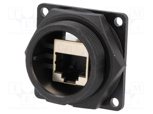Coupler; RJ45; DC; PIN: 8; Cat: 5e; shielded; Layout: 8p8c; IP67,IP68
