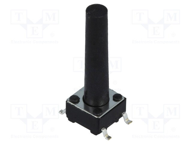 Microswitch TACT; SPST-NO; Pos: 2; 0.05A/12VDC; SMT; none; 1.6N