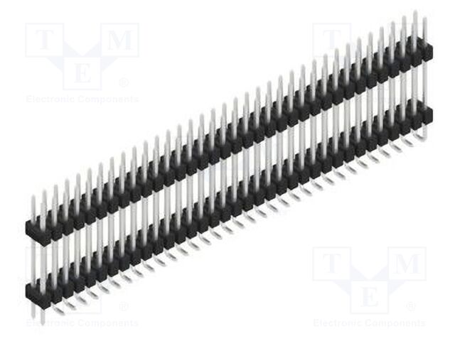 Connector: pin strips; pin header; male; PIN: 70; 2.54mm; SMT; 2x35
