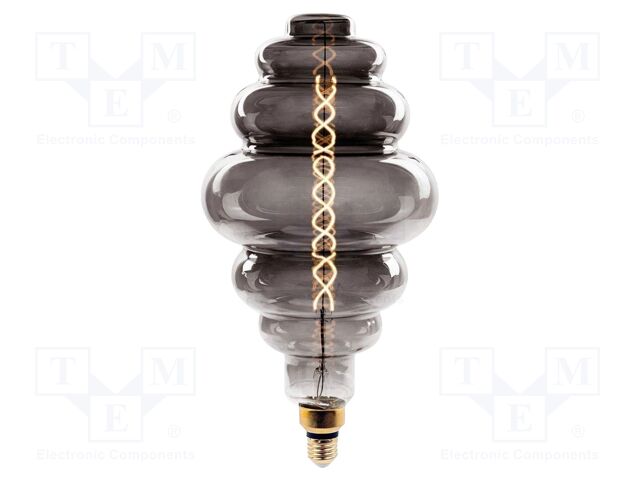 LED lamp; white warm; E27; 220÷240VAC; 500lm; P: 8W; 340°; 2000K