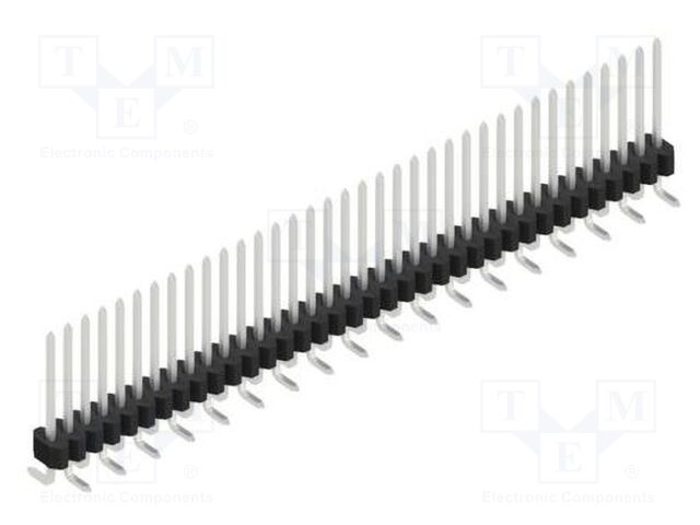 Connector: pin strips; pin header; male; PIN: 36; 1.27mm; SMT; 1x36