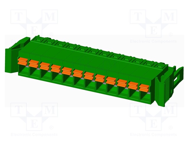 Connector: pluggable terminal block; plug; female; straight; 12A