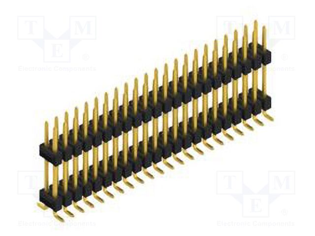 Connector: pin strips; pin header; male; PIN: 44; 2.54mm; SMT; 2x22