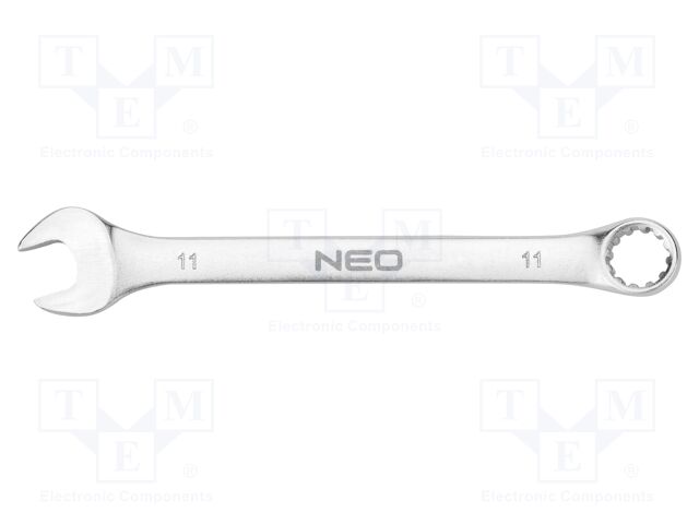 Wrench; combination spanner; 11mm; Chrom-vanadium steel; L: 150mm