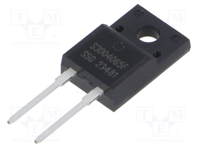 Diode: Schottky rectifying; SiC; THT; 650V; 4A; ITO220AC; 39W; tube