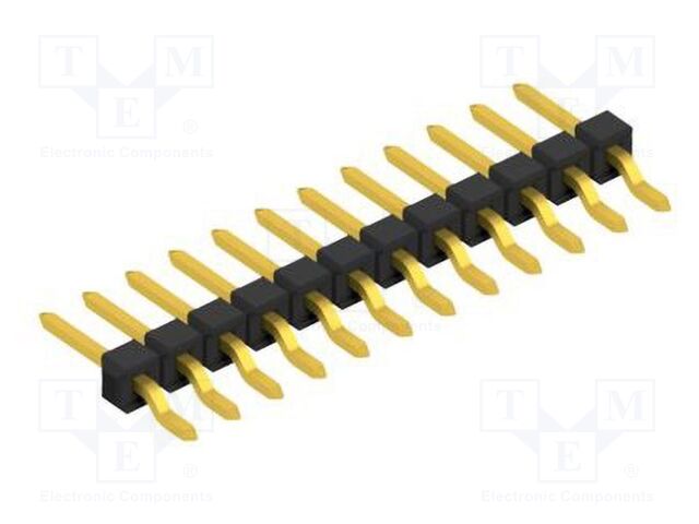 Connector: pin strips; pin header; male; PIN: 12; 2.54mm; SMT; 1x12