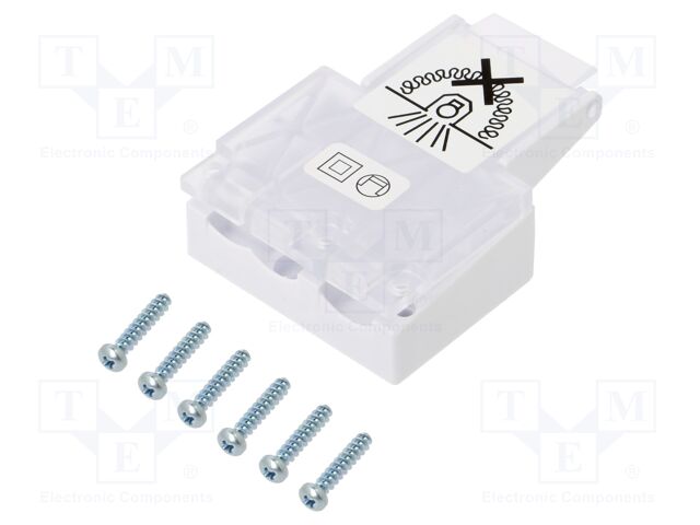 Strain relief for cables; Colour: white