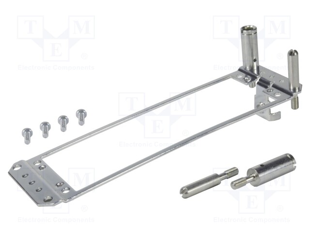 DIN-Power retaining frame