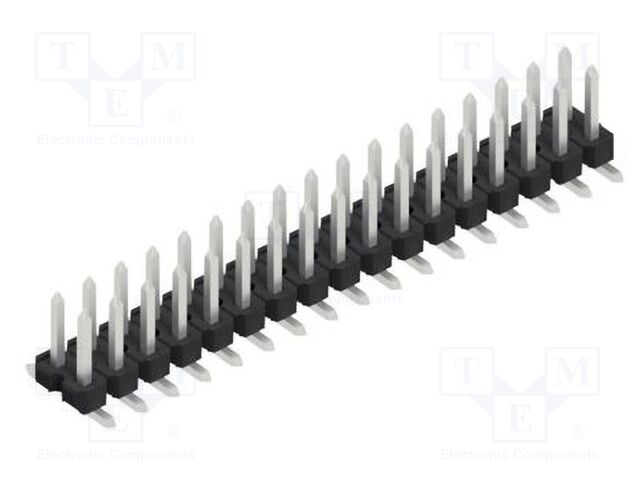 Connector: pin strips; pin header; male; PIN: 34; 2.54mm; SMT; 2x17