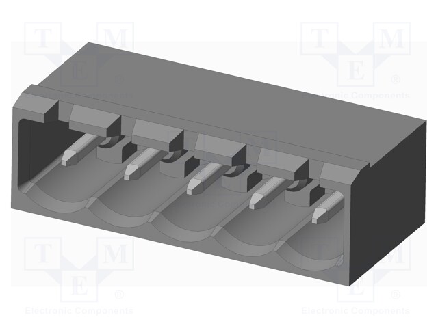 Connector: pluggable terminal block; socket; male; on PCBs