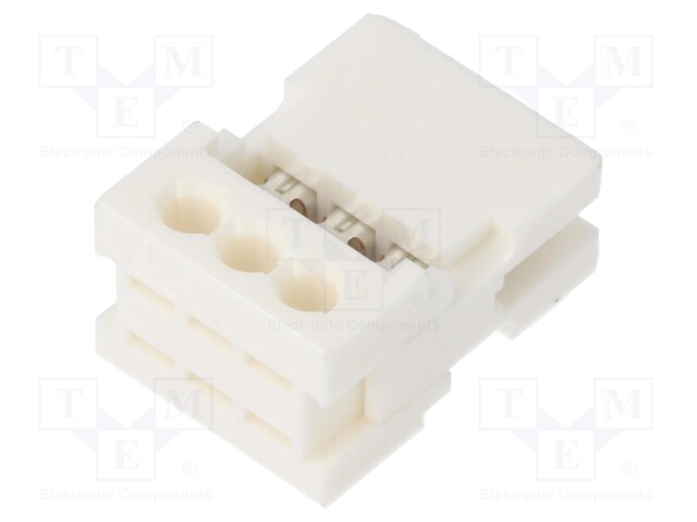 Connector: card edge; RAST 2.5; plug; female; angled 90°; PIN: 3