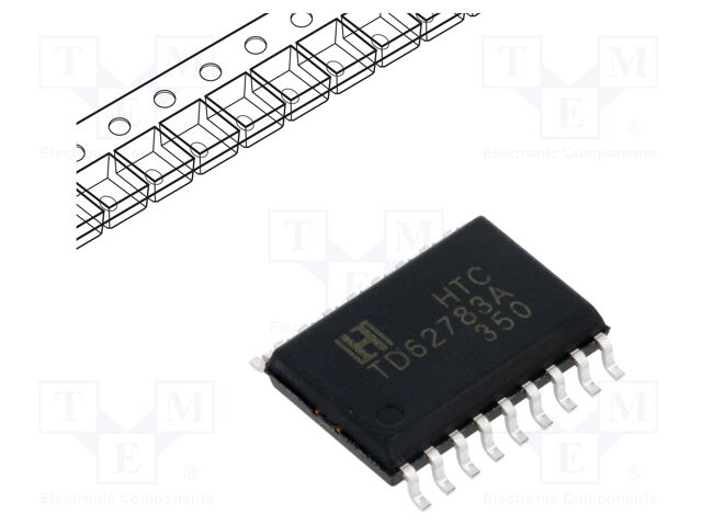 IC: driver; darlington,transistor array; SOP18; 0.5A; 50V; Ch: 8
