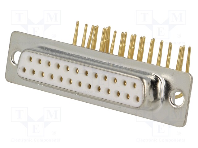 D-Sub; PIN: 25; socket; female; without cover,9,4mm standard; THT