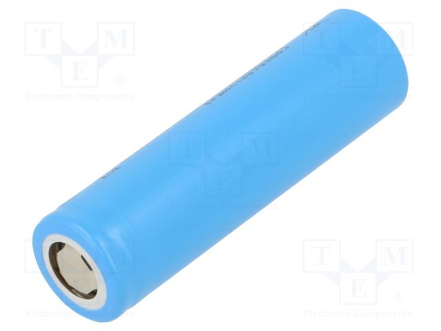 Re-battery: Li-Ion; MR18650; 3.6V; 2550mAh; Ø18.4x65.1mm; 7.6A