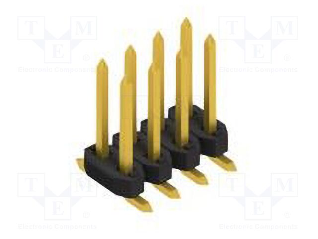Connector: pin strips; pin header; male; PIN: 8; 2mm; SMT; 2x4; 100V