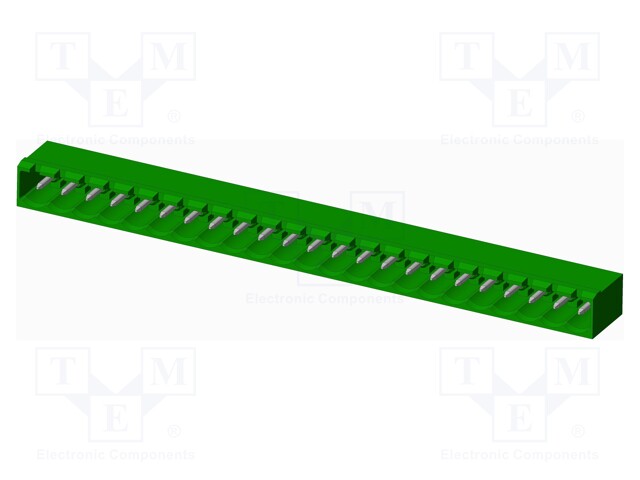 Connector: pluggable terminal block; socket; male; angled 90°