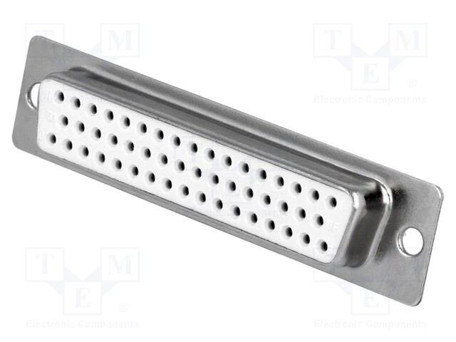 D-Sub; PIN: 50; socket; female; straight; THT; gold-plated