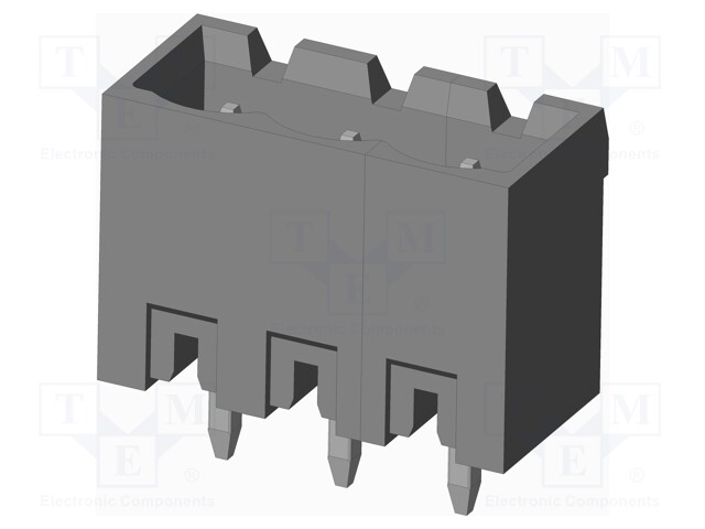 Connector: pluggable terminal block; socket; male; on PCBs