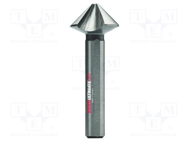 Countersink; high speed steel; Ø: 10.4mm; 3-surface; L: 50mm; 90°