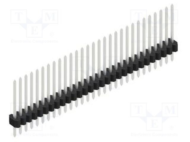 Connector: pin strips; pin header; male; PIN: 29; 1.27mm; THT; 1x29