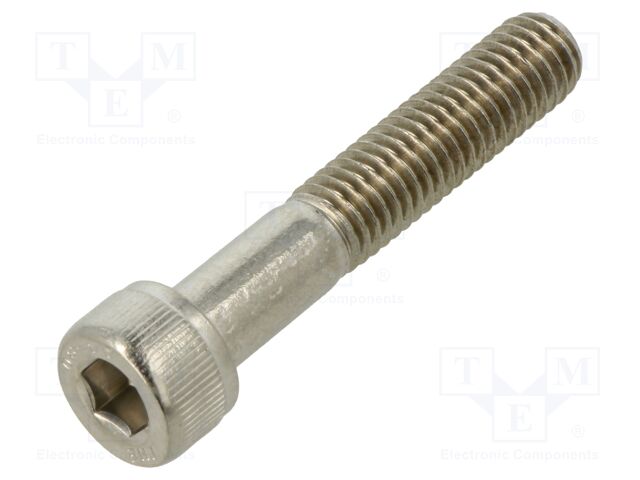 Screw; M8; M8x45; Head: cheese head; hex key; HEX 6mm; DIN 912