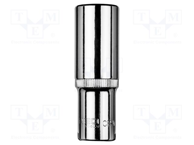 Socket; 6-angles,socket spanner; HEX 16mm; 1/2"; long