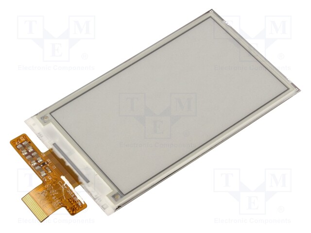 Display: e-paper; 3.5"; 800x480; Window dimensions: 76.16x45.7mm