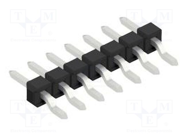 Connector: pin strips; pin header; male; PIN: 7; 2.54mm; SMT; 1x7