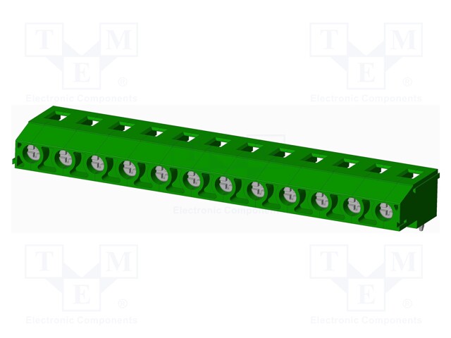 Connector: PCB terminal block; terminal; Plating: tinned; on PCBs