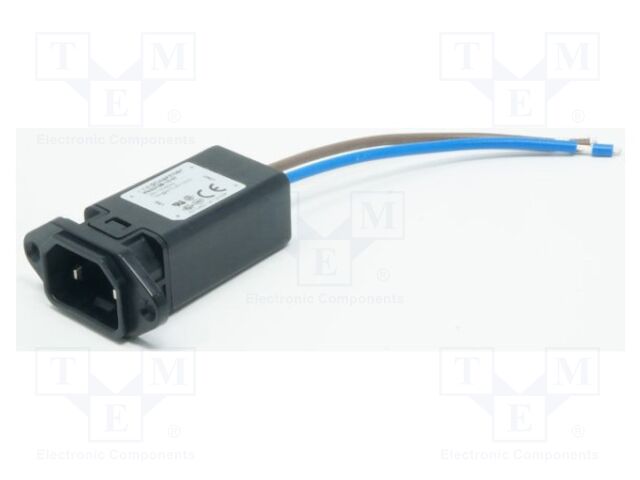 Connector: AC supply; socket; male; 250VAC; -25÷85°C