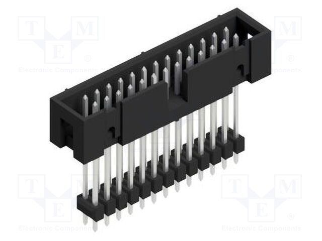Connector: pin strips; pin header; male; PIN: 26; 2.54mm; THT; 2x13