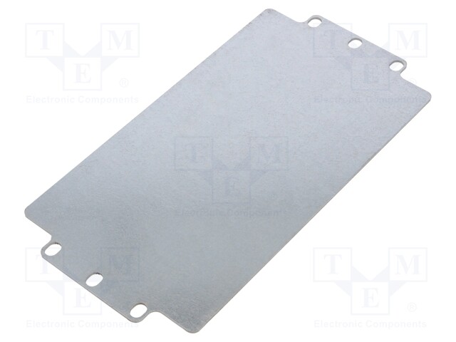 Mounting plate; steel; for enclosures