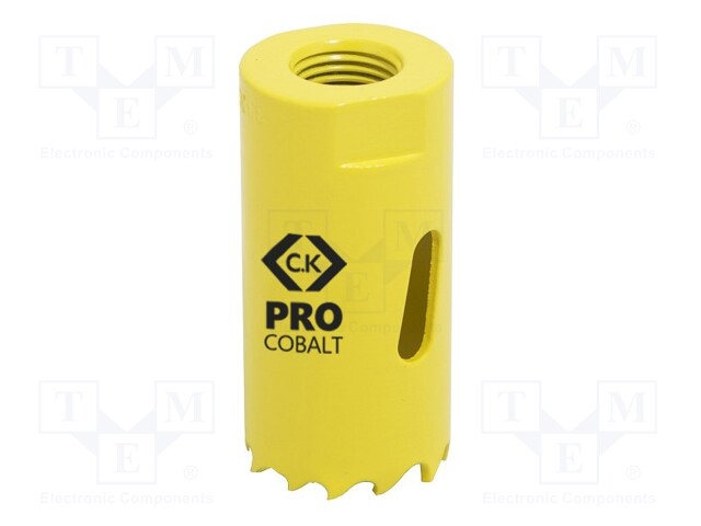 Hole saw; 25mm; aluminium,wood,metal,brass,steel,cast iron; PRO