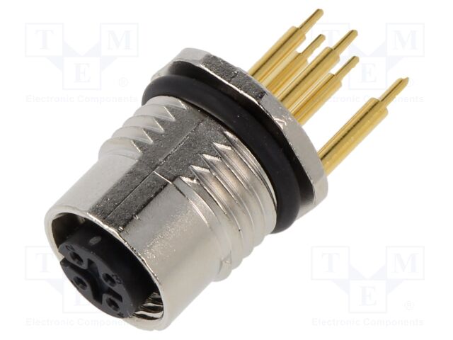 M12 plugs and sockets Socket; M12