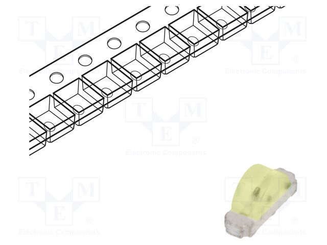 LED; red; SMD; 1204; 80mcd; 1.8÷2.4VDC; 3.2x1x1.5mm; 120°; 10mA