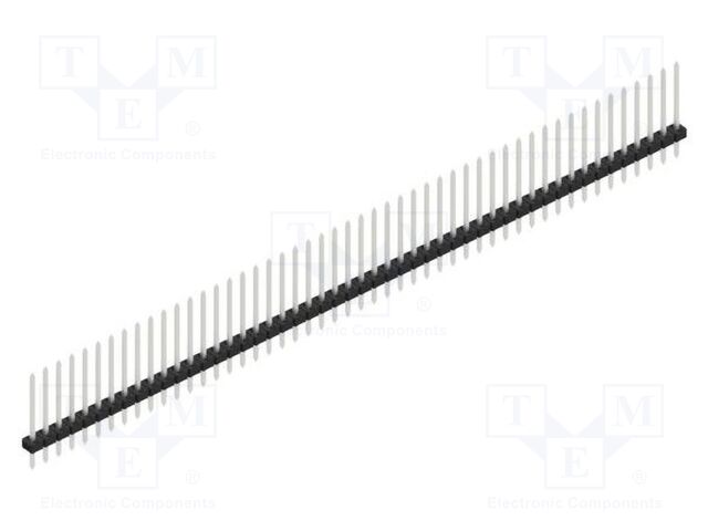 Connector: pin strips; pin header; male; PIN: 50; 2mm; THT; 1x50