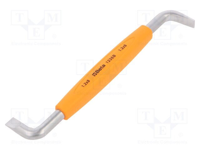 Screwdriver; slot; double-sided,angular; 8,0x1,2mm; 150mm