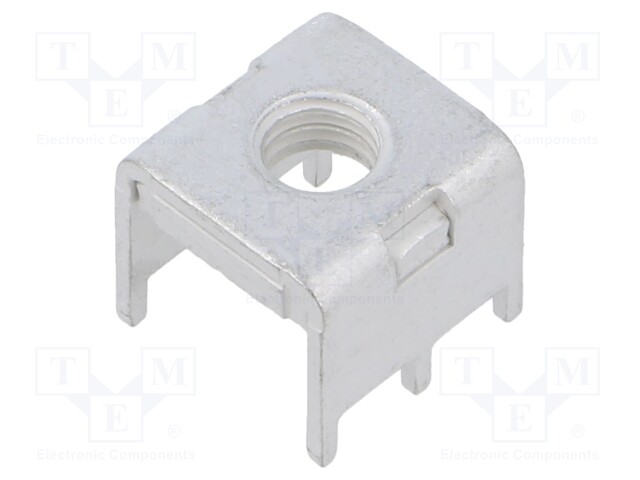 Straight; Plating: tinned; THT,screw terminal; Contacts: copper
