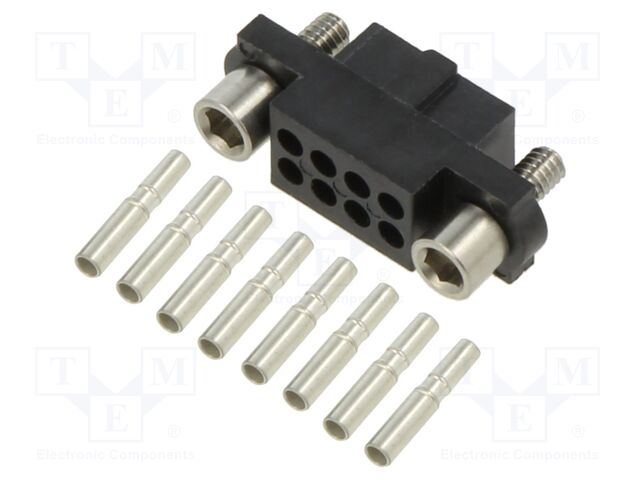 Connector: wire-wire/PCB; plug; female; PIN: 8; Datamate J-Tek; 3A