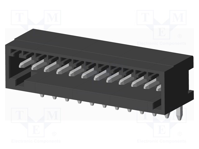 Connector: pluggable terminal block; socket; male; on PCBs