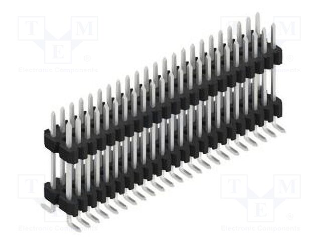 Connector: pin strips; pin header; male; PIN: 46; 1.27mm; SMT; 2x23