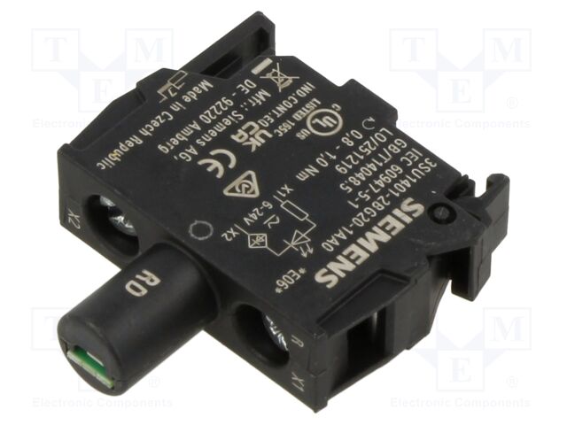 Illuminating unit; 22mm; 3SU1.5; -25÷70°C; Illumin: LED; 6÷24VAC