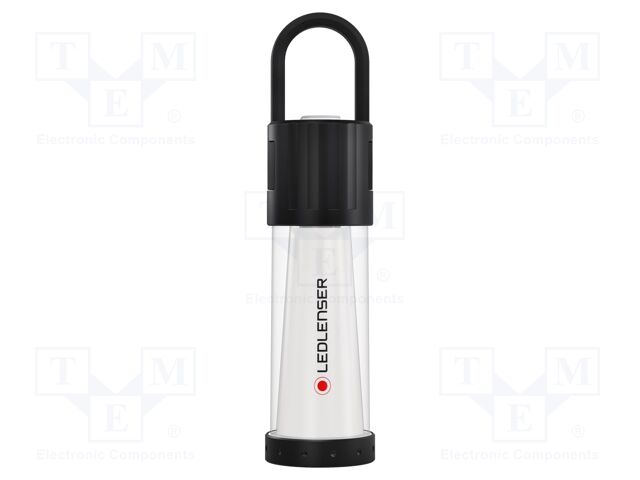 Torch: camping; 200h; 5lm,550lm,750lm; black; IP66; 2500-3000K
