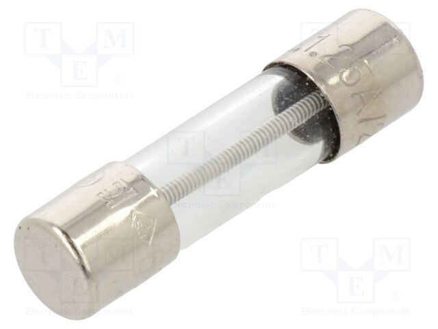 Fuse: fuse; 1.25A; 250VAC; time-lag; glass; 5.2x20mm; holders; 239