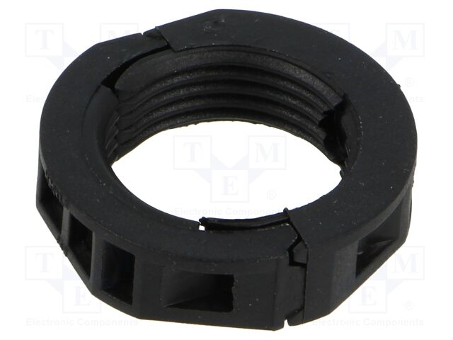 Nut; Gland: M20; Thread: metric; polyamide; -40÷120°C; Colour: black