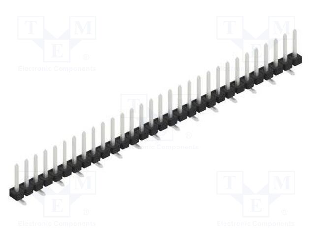 Connector: pin strips; pin header; male; PIN: 30; 2.54mm; SMT; 1x30