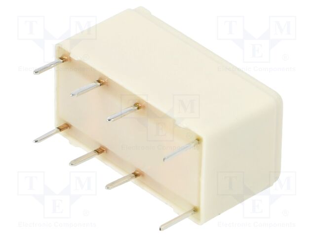 Relay: electromagnetic; DPDT; Ucoil: 48VDC; Icontacts max: 3A; PCB